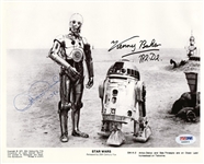 Star Wars: Anthony Davis & Kenny Baker Vintage Signed 8 x 10 Photo (PSA/DNA)