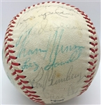 1972 Yankees Team Signed Baseball w/ STRONG Munson Autograph! (PSA/DNA)