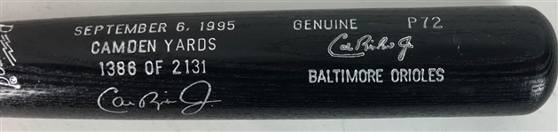 Cal Ripken Jr. Signed Personal Model Record Breaking 2131 P72 Baseball Bat (JSA)