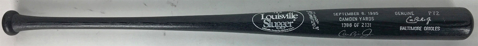 Cal Ripken Jr. Signed Personal Model Record Breaking 2131 P72 Baseball Bat (JSA)