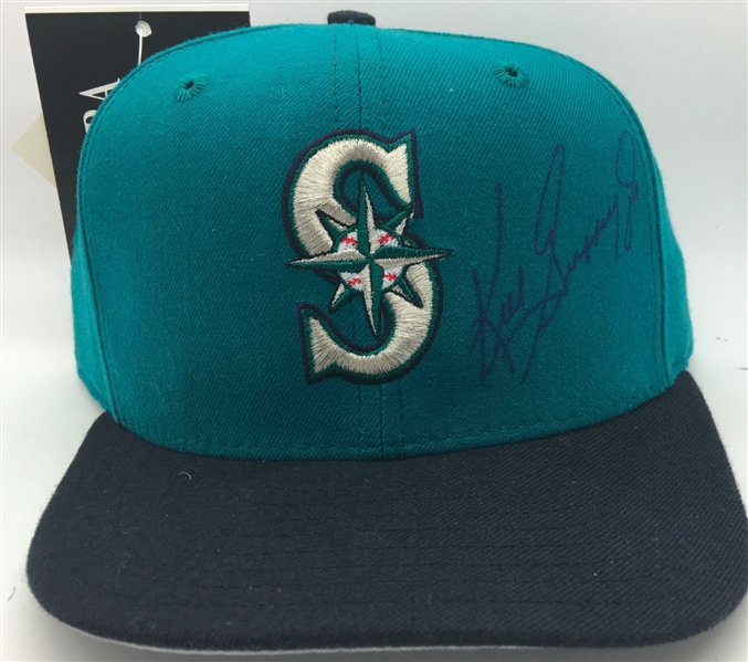 Ken Griffey Jr. Signed Seattle Mariners Fitted On-Field Baseball Cap (PSA/DNA)