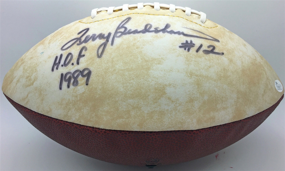 Terry Bradshaw Signed Football w/ HOF 1989 Inscription (JSA)