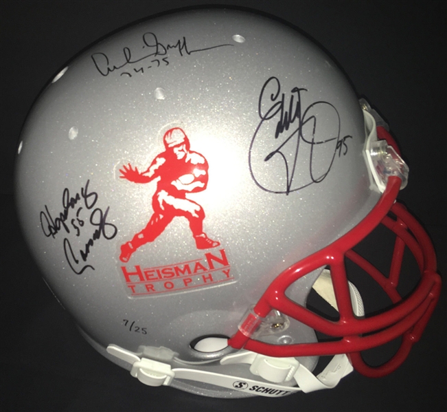 Ohio State Heisman Trophy Winners Multi-Signed Full Size PRO LINE Helmet w/ George, Cassady & Griffin (JSA)