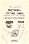 1966 Professional Football Dinner Multi-Signed Program w/ Vince Lombardi, Gale Sayers & Others! (JSA)