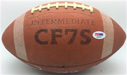 Ray Nitschke Signed Football w/ HOF 78 Inscription PSA/DNA Graded MINT 9!