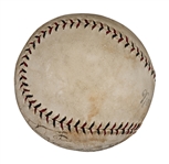 Babe Ruth & Lou Gehrig Dual-Signed ONL Baseball (PSA/DNA Graded EX 5.5)