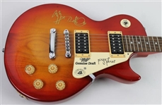 Led Zeppelin: Jimmy Page & Robert Plant Signed Gibson Epiphone Guitar (PSA/DNA)