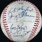 1950 New York Yankees (World Champs) Team Signed OAL Baseball w/ DiMaggio, Rizzuto, Mize, etc. (23 Sigs)(JSA)
