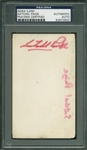 Satchel Paige Vintage Signed 3 x 5 Note Card (PSA/DNA Encapsulated)