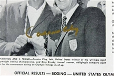 Muhammad Ali Signed 1960 U.S. Olympic Hardcover Book with Cassius Clay Autograph (JSA & PSA/DNA)