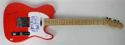 Pearl Jam (5) Vedder, McCready, Cameron, Amernt & Gossard Signed Electric Guitar (PSA/DNA)