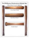 Ted Williams Rare Post-Career Game Used Coach's Bat Circa 1973-75 (PSA/DNA)