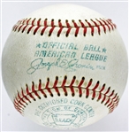 Mickey Mantle Exceptional Vintage Single-Signed & Inscribed OAL (Cronin) Baseball w/ RARE 1960s Autograph (PSA/DNA)