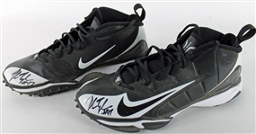 Buccaneers: John Lynch Game Used & Signed Nike Speed Cleats (PSA/DNA)