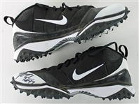 Buccaneers: John Lynch Game Used & Signed Nike Speed Cleats (PSA/DNA)