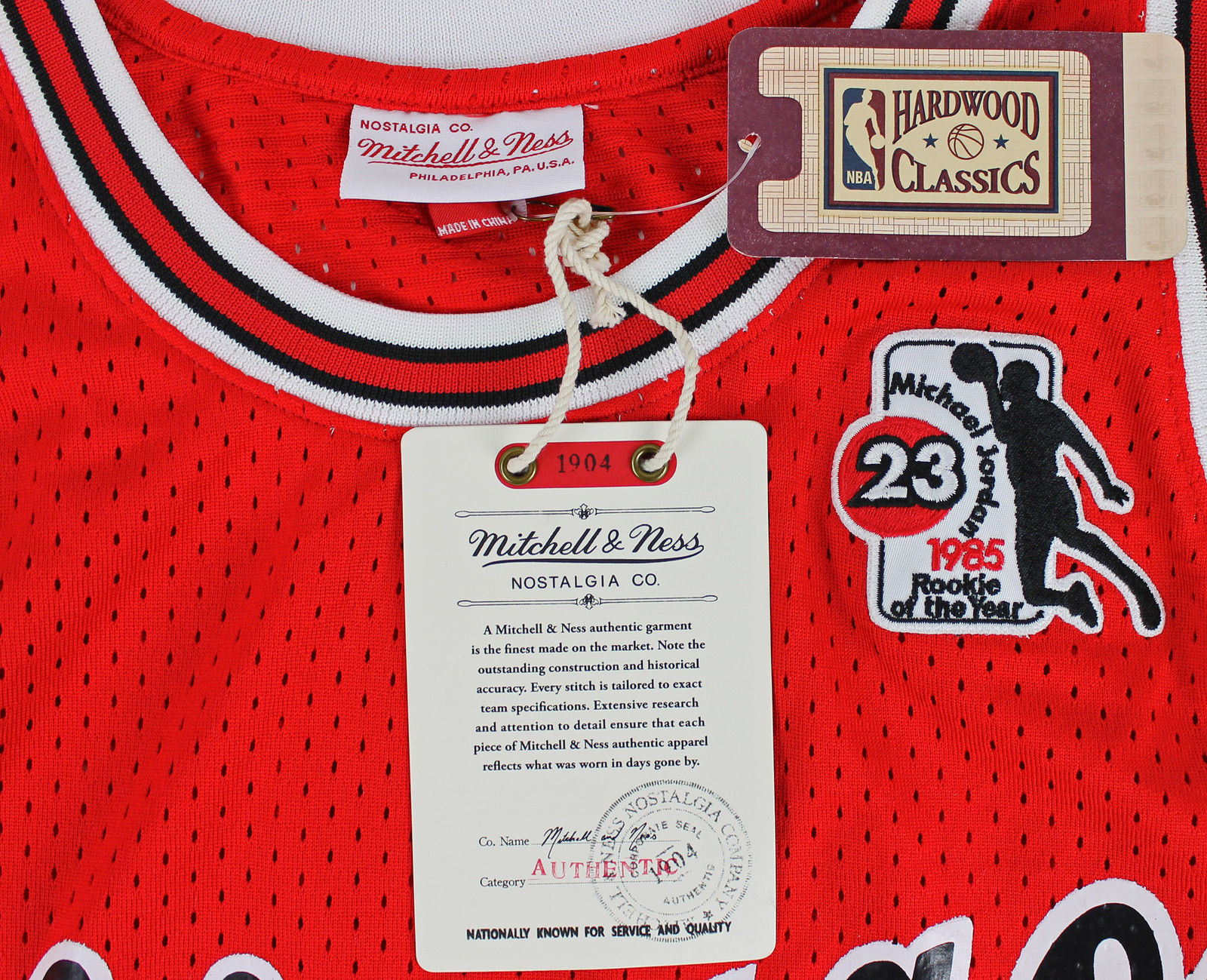 Michael Jordan Signed Limited Edition Authentic Mitchell & Ness
