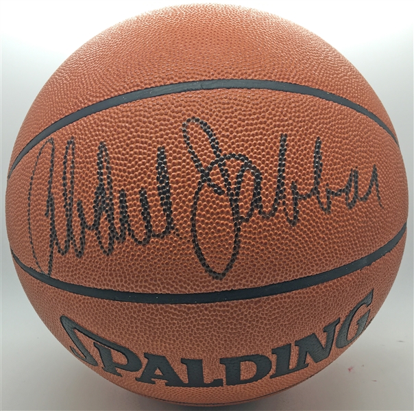 Kareem Abdul-Jabbar Signed Official NBA Leather Basketball (JSA)
