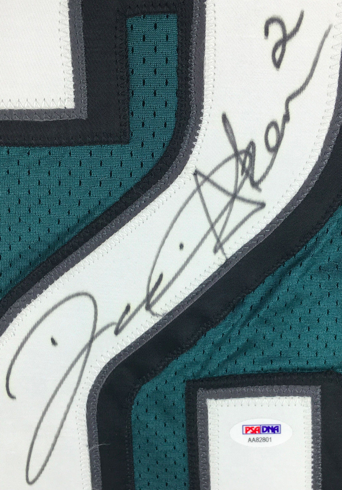 David Akers Game used / Issued Philadelphia Eagles Signed Jersey Autograph JSA