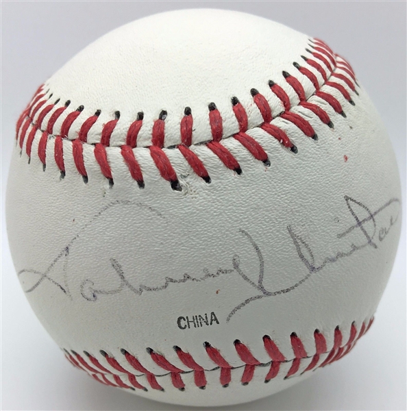 Johnny Unitas Signed Braves Baseball (JSA)