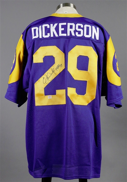 Eric Dickerson Signed Rams Jersey (PSA/DNA)