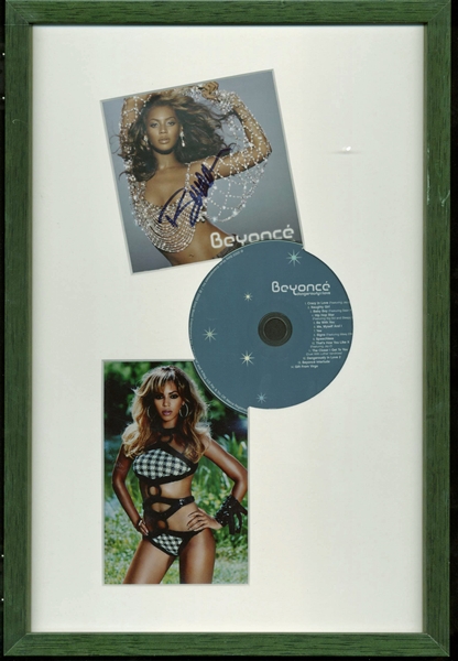 Beyonce Signed "Dangerously In Love" CD Cover 11" x 17" Display (PSA/DNA)