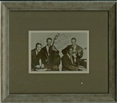 Nat King Cole Signed 3.5 x 5 Framed Photograph (PSA/DNA)
