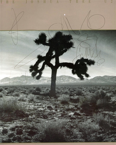U2 c. 1987 Bono & The Edge Signed Joshua Tree Tour Program (REAL/Epperson)