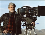 Star Wars: George Lucas Signed 11 x 14 Color Photo (PSA/JSA Guaranteed)