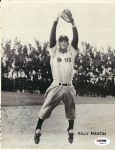 Billy Martin Vintage Signed 8 x 10 Black & White Photo (PSA/DNA)