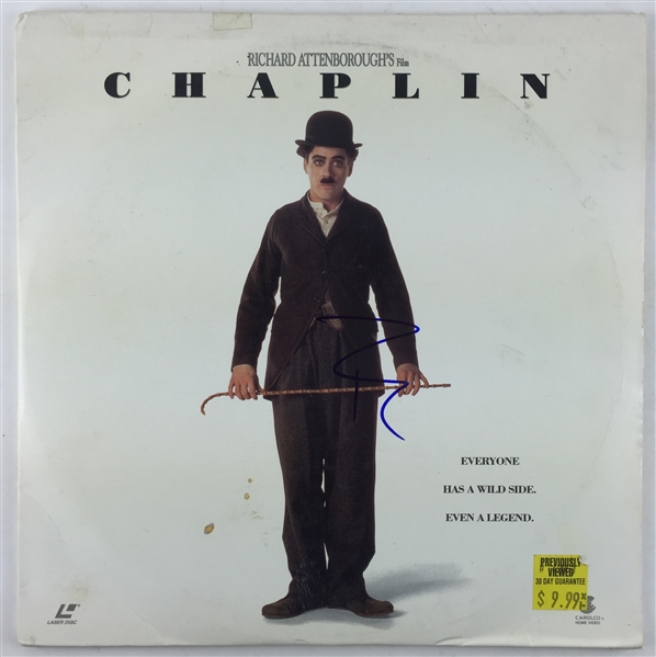 Robert Downey Jr. Signed "Chaplin" Laserdisc (PSA/JSA Guaranteed)
