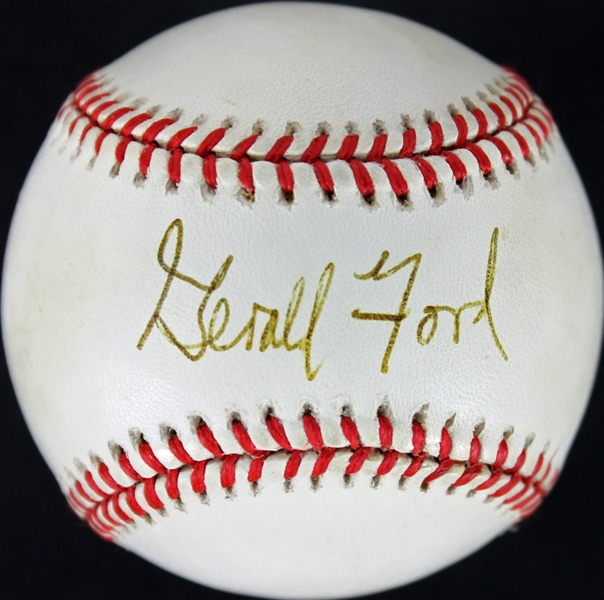 President Gerald Ford Signed OAL Baseball (PSA/DNA)