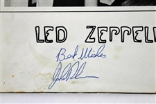 Led Zeppelin: EXTRAORDINARILY RARE John Bonham Signed Press Release Program! (PSA/DNA)