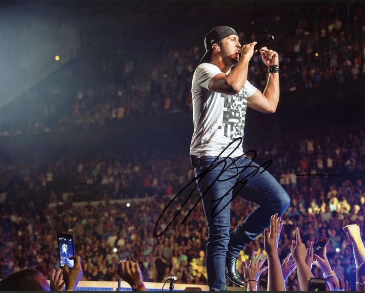 Luke Bryan Signed 11" x 14" Color Photograph (PSA/JSA Guaranteed)