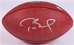 Tom Brady Signed Official Leather NFL The Duke Football (Tristar)