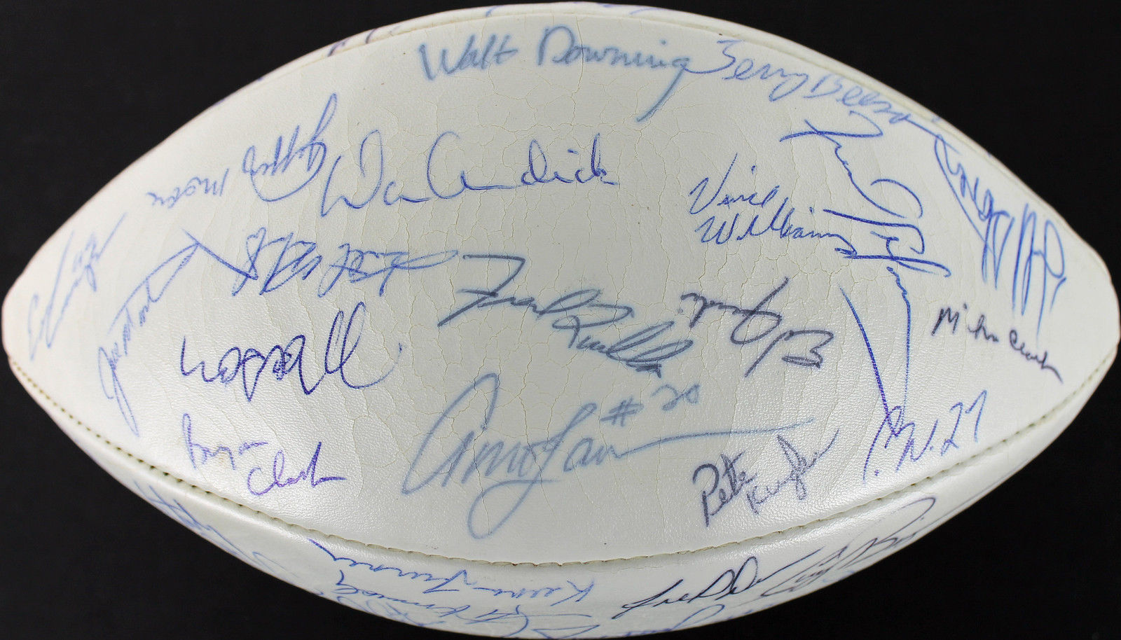 Lot Detail - 1984 Super Bowl XIX Champion San Francisco 49ers Team-Signed  Football (33 Signatures including Montana, Lott and Rice)