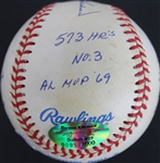 Harmon Killebrew Ltd. Ed. Signed Career Stat Baseball (PSA/DNA)
