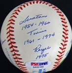 Harmon Killebrew Ltd. Ed. Signed Career Stat Baseball (PSA/DNA)