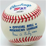 Yogi Berra Signed Near-Mint It Ain't Over Till It's Over Baseball (PSA/DNA)