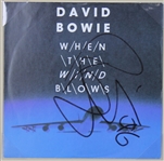 David Bowie Signed & Framed When The Wind Blows 45 Album Display (PSA/DNA)