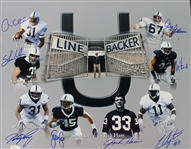 Linebacker U: Penn State Multi-Signed 16 x 20 Photograph w/ Hamm, Lee & Others (JSA)