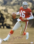 Lot of Three (3) Signed 16 x 20 Joe Montana Flats (PSA/JSA Guaranteed)