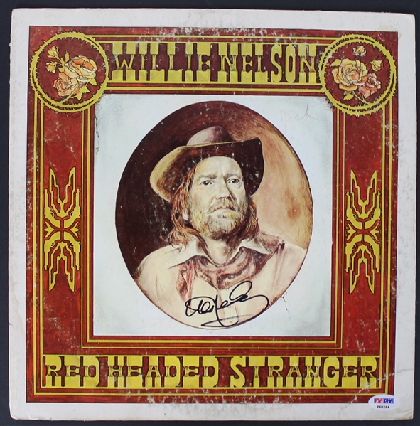 Willie Nelson Signed "Red Headed Stranger" Album (PSA/DNA)