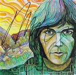 Neil Young Signed Self-Titled Album Cover (PSA/DNA)
