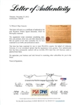 President Woodrow Wilson Signed Postmaster Appointment (1913)(PSA/DNA)