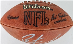 Peyton Manning Superb Signed NFL Leather Game Model Football (UDA)
