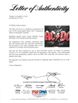AC/DC Group Signed & Framed Black Ice Album w/ 5 Signatures! (PSA/DNA)
