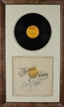 Neil Young Signed & Framed Harvest Album (PSA/DNA)