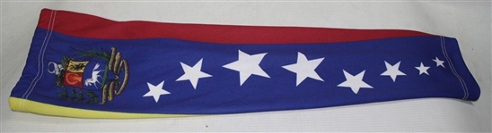 Miguel Cabrera Signed & Game Used Venezuelan Arm Sleeve (PSA/JSA Guaranteed)