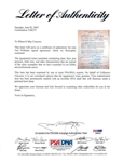 Ted Williams Signed MLBPA Document w/ Handwritten Notes (PSA/DNA)