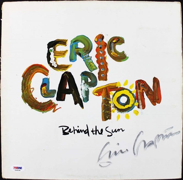 Eric Clapton Signed "Behind the Sun" Album (PSA/DNA)
